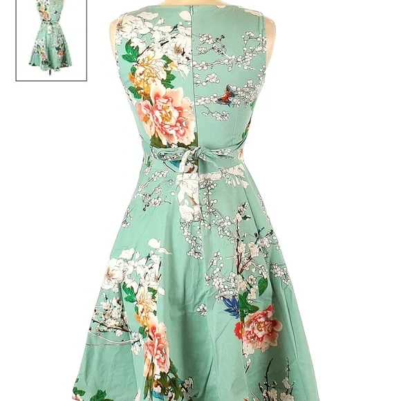 Owin vintage women’s floral dress medium - Picture 6 of 6